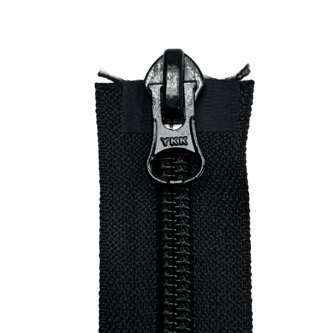 YKK 96 インチ コイル #8 分離ツーウェイ (ブラック) (1 個あたりの販売)