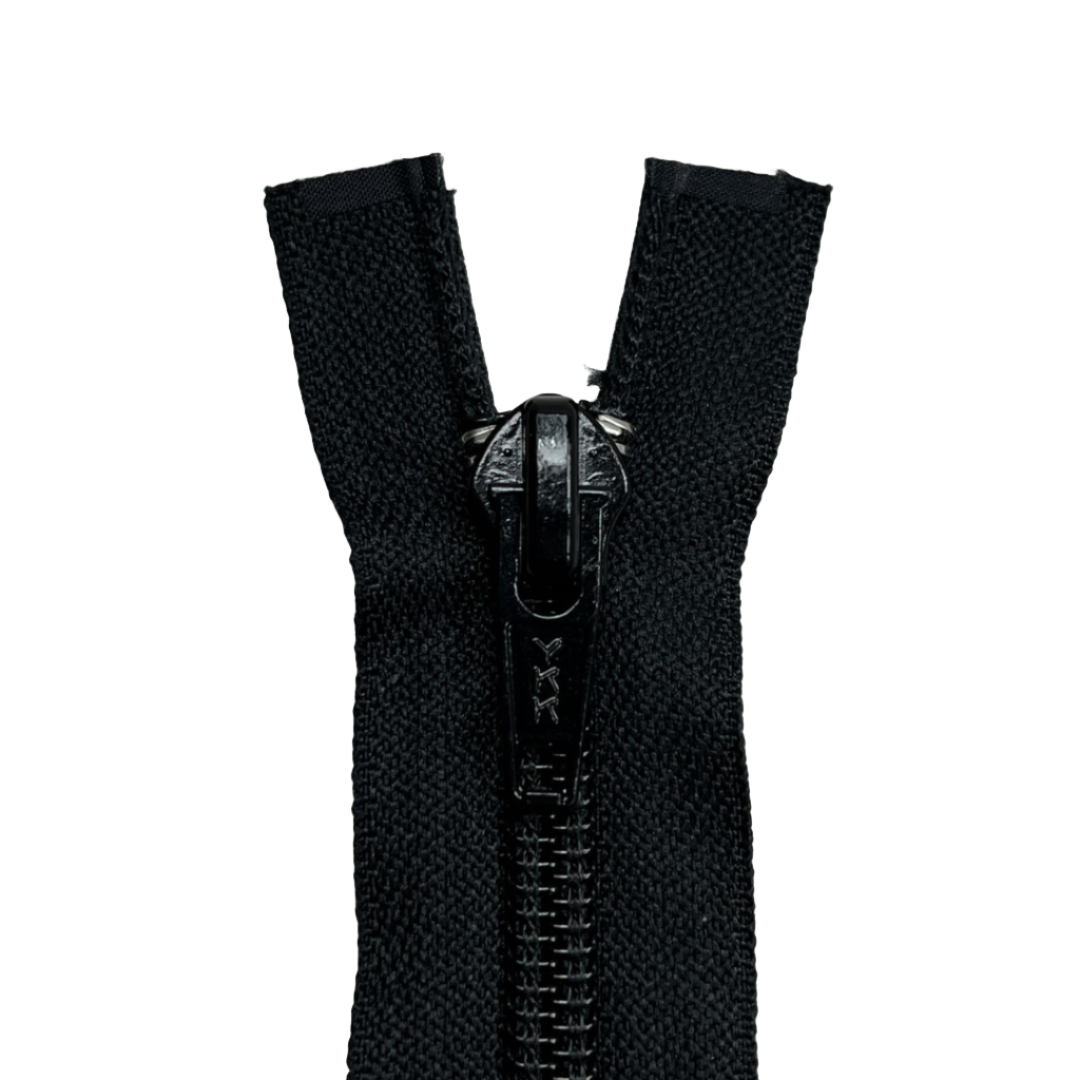YKK 96 インチ コイル #8 分離ツーウェイ (ブラック) (1 個あたりの販売)