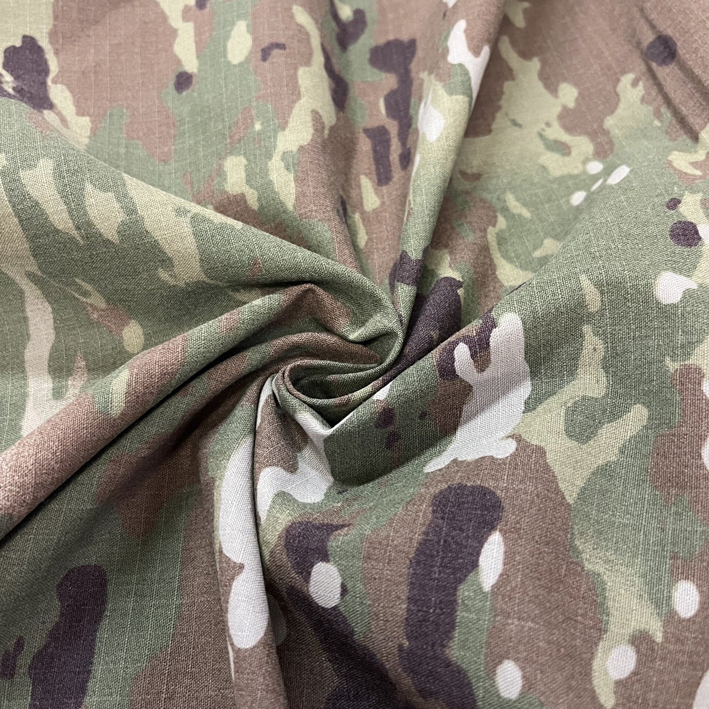 ***SECONDS*** Rayon/Twaron/Nylon FR Camo Ripstop Fabric - OCP (Sold per Yard)