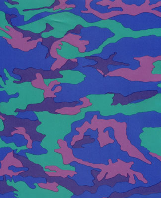 Dye sublimation service for Camouflage  Print Library(Sold by the Yard)