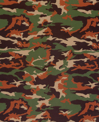 Dye sublimation service for Camouflage  Print Library(Sold by the Yard)