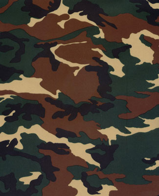 Dye sublimation service for Camouflage  Print Library(Sold by the Yard)