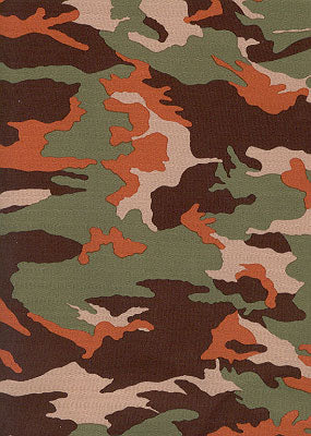 Dye sublimation service for Camouflage  Print Library(Sold by the Yard)