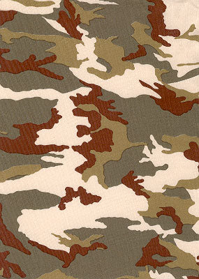 Dye sublimation service for Camouflage  Print Library(Sold by the Yard)