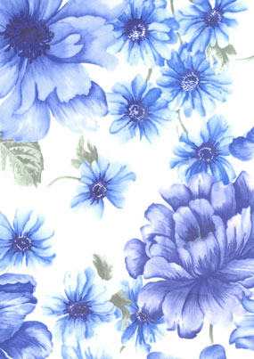 Dye sublimation service for Flowers Print Library(Sold by the Yard)