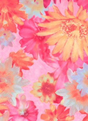 Dye sublimation service for Flowers Print Library(Sold by the Yard)