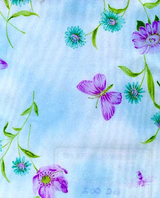 Dye sublimation service for Flowers Print Library(Sold by the Yard)