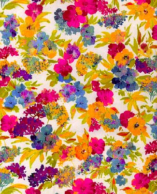 Dye sublimation service for Flowers Print Library(Sold by the Yard)