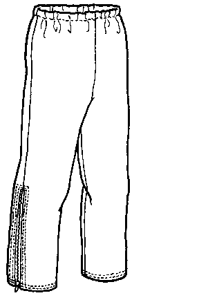 Men's Wind & Rain Pants Pattern (Sold per Each)