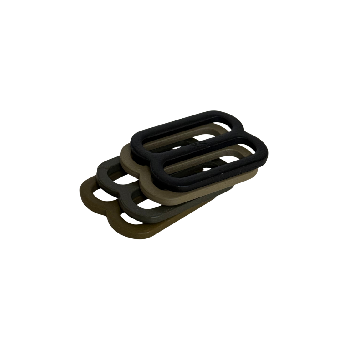 1" Heavy Duty Metal Sliders, Berry Compliant, in Military Colors (Sold per Each)