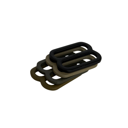 1" Heavy Duty Metal Sliders, Berry Compliant, in Military Colors (Sold per Each)