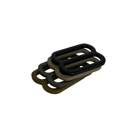 1" Heavy Duty Metal Sliders, Berry Compliant, in Military Colors (Sold per Each)