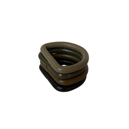 1" Berry Compliant Welded D-Rings in Military Colors (Sold per Each)