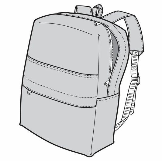 Day Pack (Book Pack) Sewing Pattern (Sold per Each)