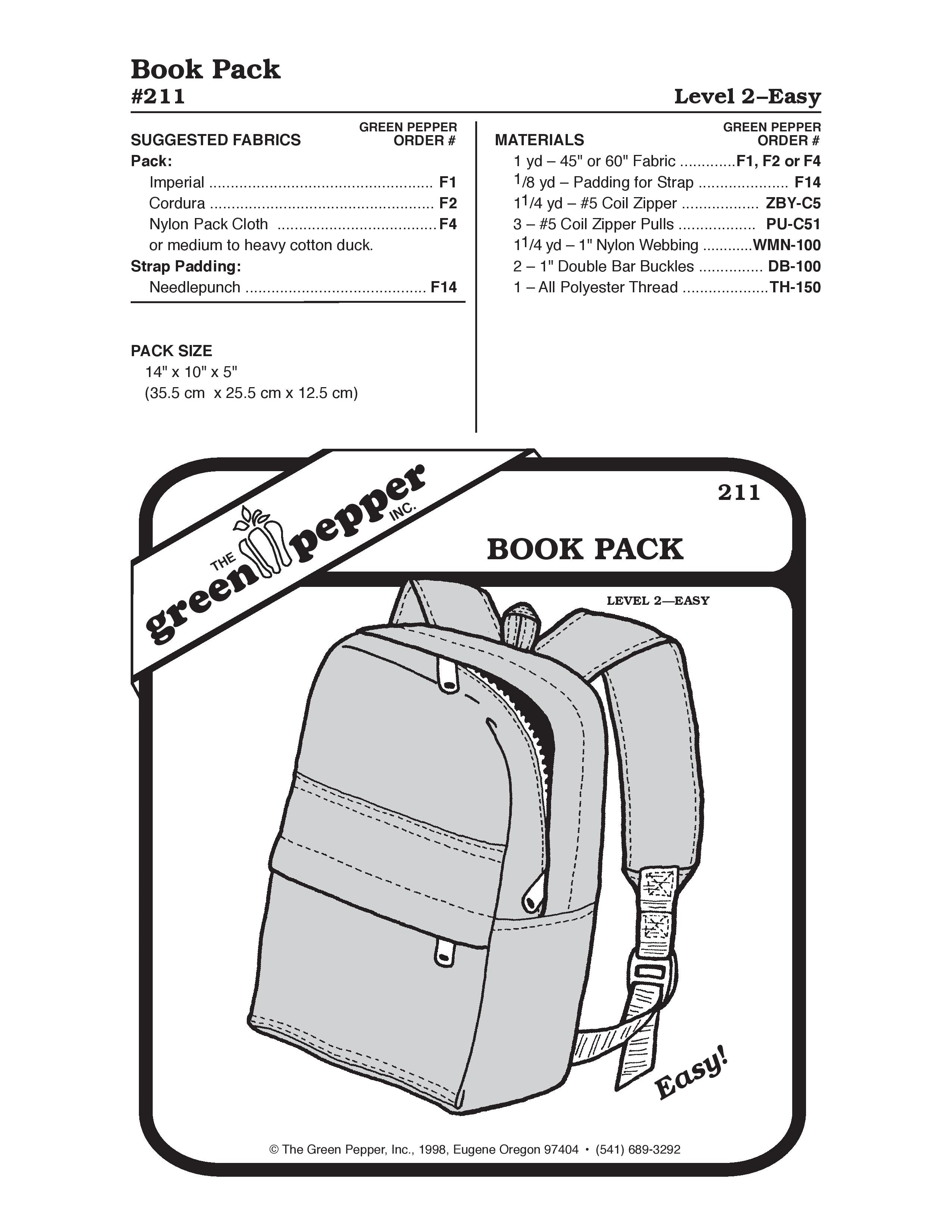 Tactical backpack sewing online pattern