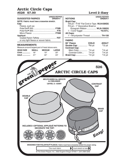 北極圏キャップの縫製パターン (1 個あたりの販売)