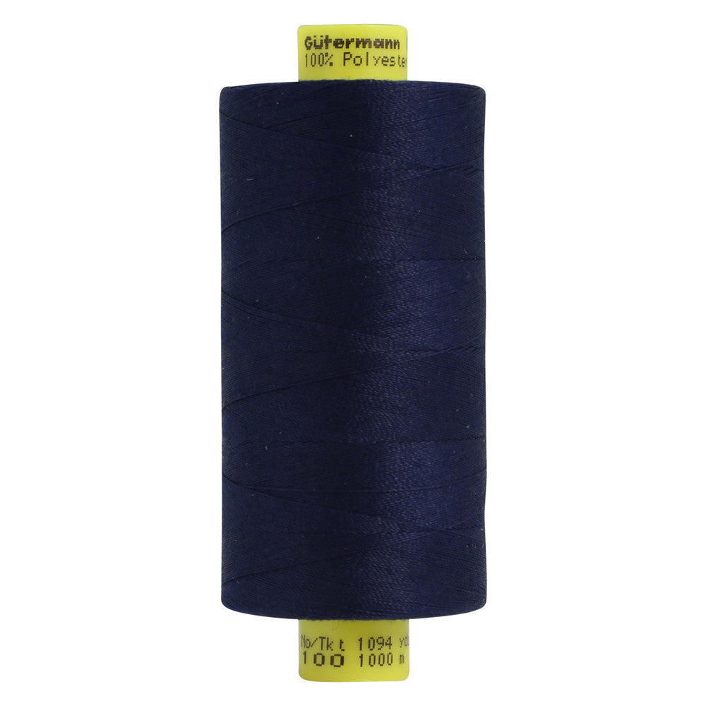 Sewing thread light blue 1000m
