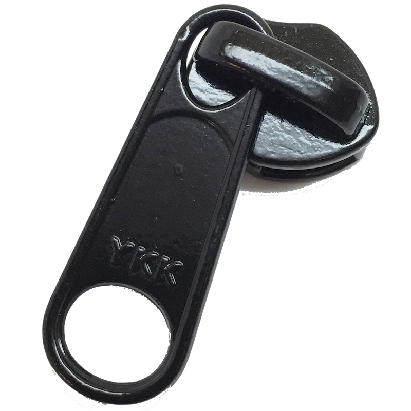 #8 YKK® Reverse Zipper Slider - Black (Sold per Each) – Rockywoods Fabrics