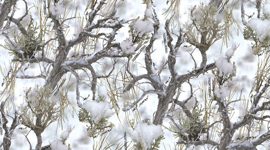 600 Denier coated Polyester Camouflage Fabric - TrueTimber® MC2 Snow (Sold per Yard)