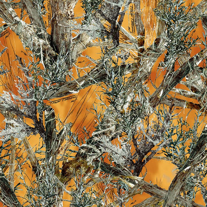 600 Denier coated Polyester Camouflage Fabric - TrueTimber® MC2 Blaze Orange (Sold per Yard)