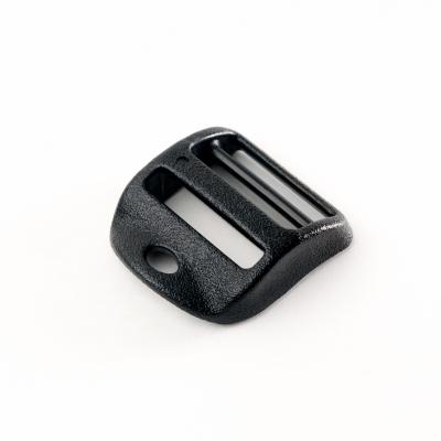 ITW Quick Release Buckle 1 with hole on lever for cord (puller) Black