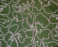 Tropicali Polyester Microfiber Fabric - Sea Spray Hibiscus (Sold per Yard)