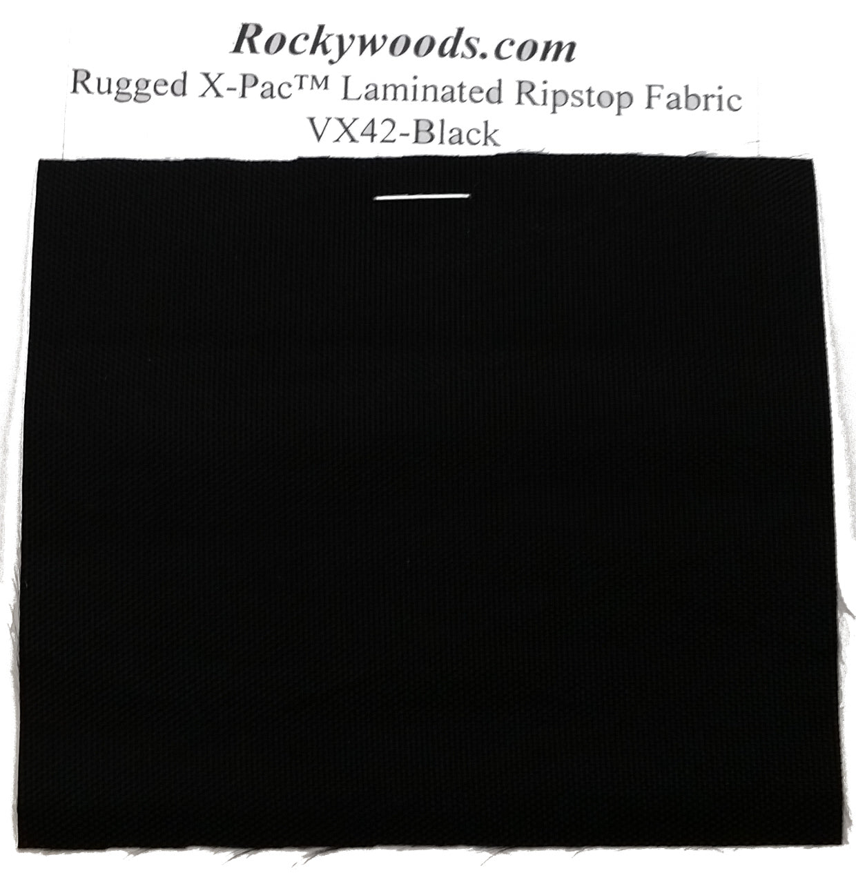 VX42 Rugged X-Pac™ Laminated Ripstop Fabric - Black (Sold per Yard)