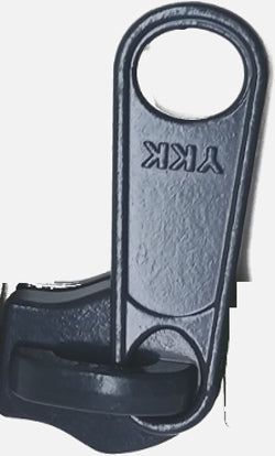 Deslizador de metal YKK® n.º 10 con tirador único para cierre en espiral (se vende por unidad)