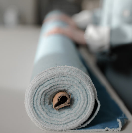 Rolling Fabric for Shipment