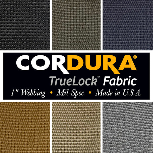 1 inch (25mm) CORDURA® TRUELOCK™, Mil-Spec Nylon Webbing (Sold per Yard)