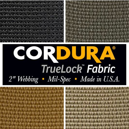 2 inch (50mm) CORDURA® TRUELOCK™, Mil-Spec Nylon Webbing (Sold per Yard)