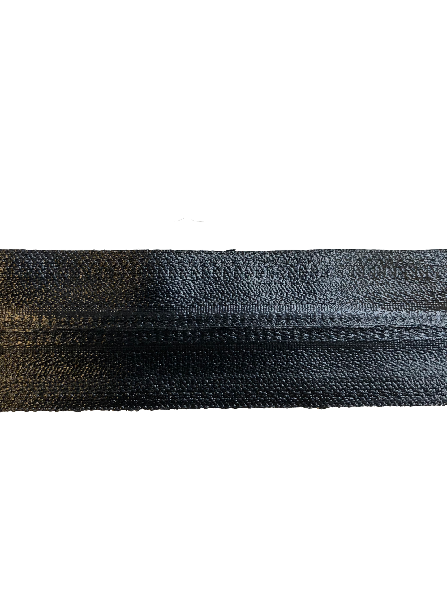 #5 YKK® Water Resistant Coil Zipper-by-the-Yard - Shiny Black Uretek Finish (Sold per Yard)