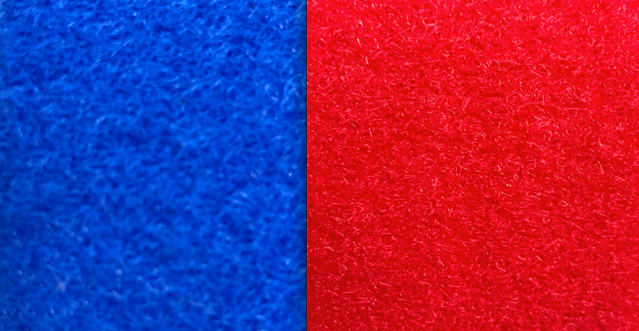 Bucle de velcro azul y rojo de 1, 2 y 4 pulgadas (se vende por yarda)
