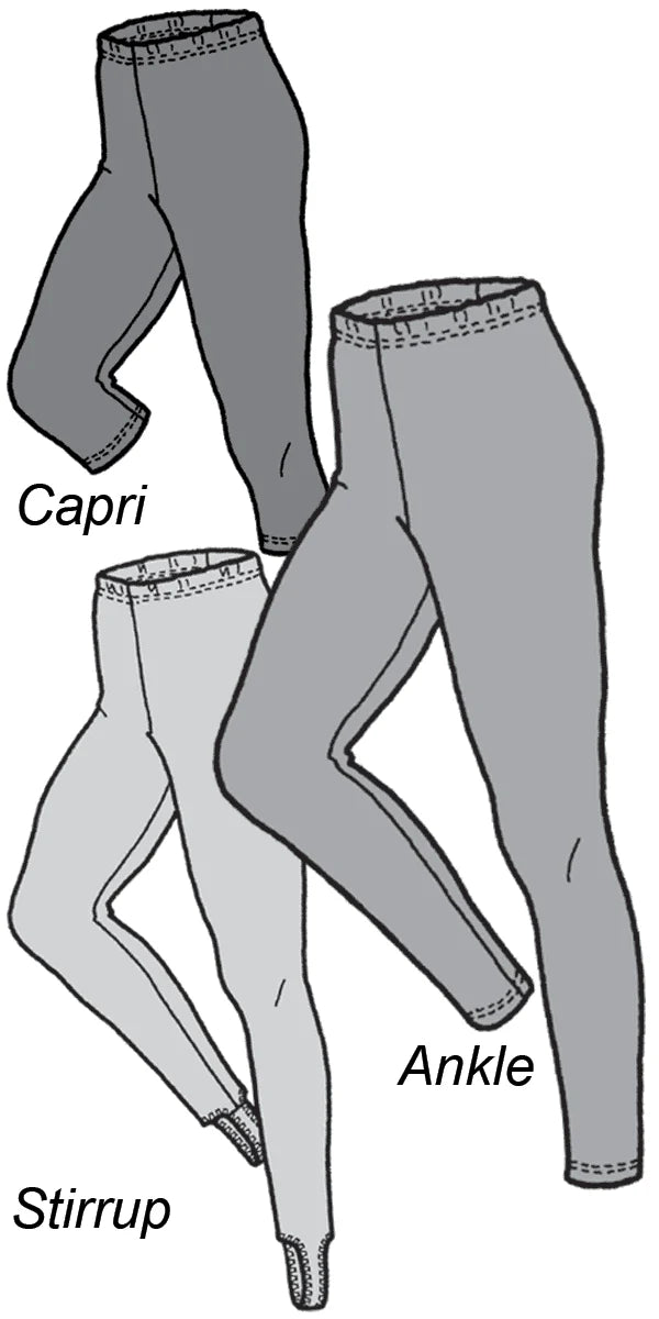 Adult’s Sport Tights Sewing Pattern (Sold per Each)