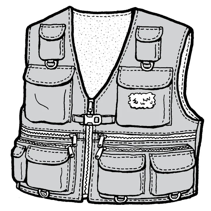 Fishing Vest Sewing Pattern (Sold per Each)