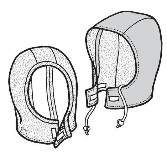 大人用防寒フード 型紙（1個単位での販売）