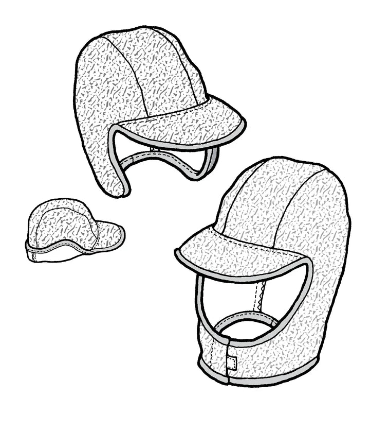Polar Bill Caps パターン (1 個あたりの販売)