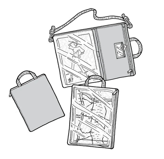 Tripmate Clear Front Portfolio Pattern (Sold per Each)