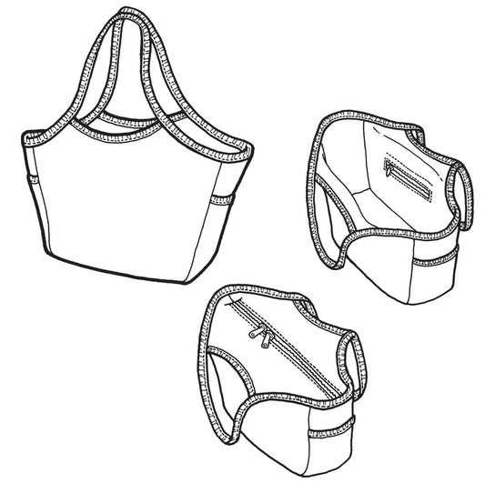 Wave Bag Pattern (Sold per Each)