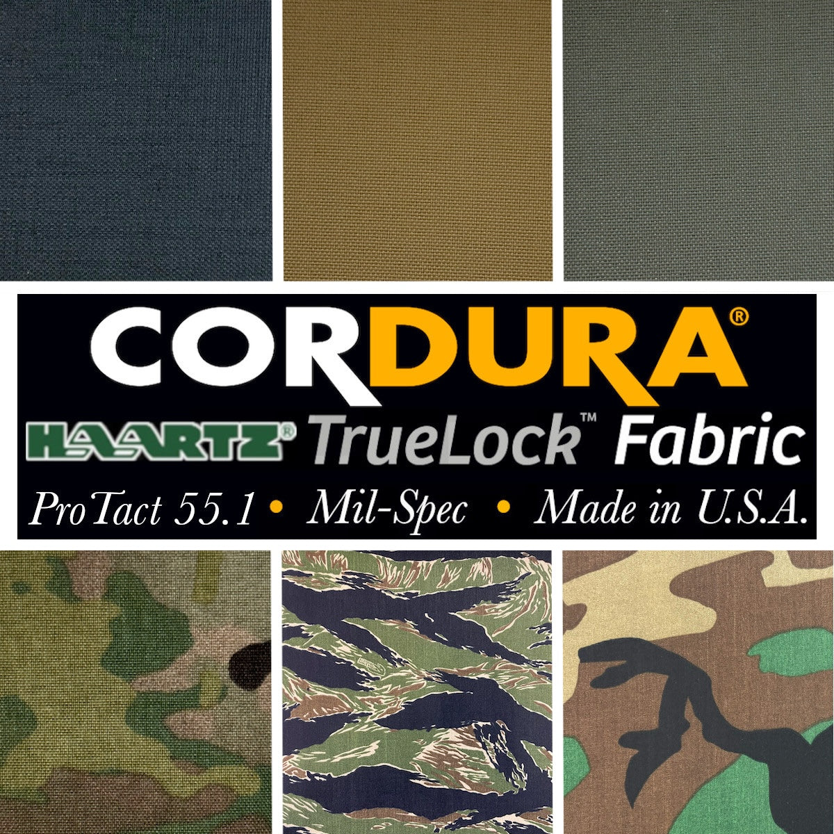 500d/500d ProTact by Haartz™ Laminate with CORDURA® TRUELOCK™ (Sold Pe ...