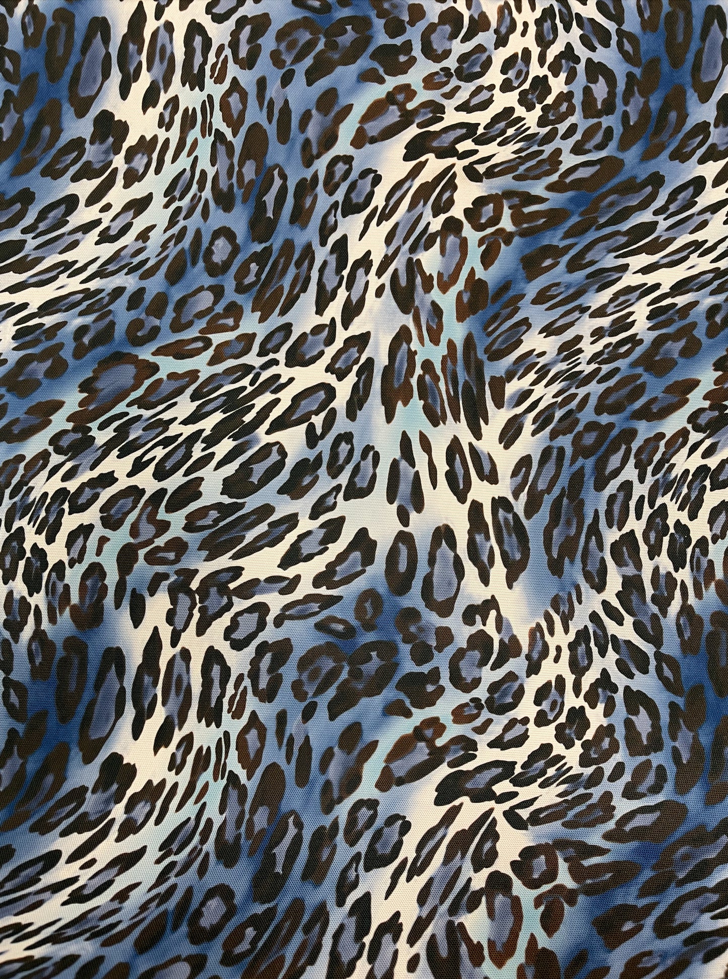 1000 Denier Coated CORDURA® HP Polyester Fabric - Blue Leopard (Sold per Yard)