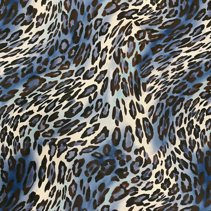 1000 Denier Coated CORDURA® HP Polyester Fabric - Blue Leopard (Sold per Yard)