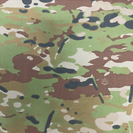 Nylon Knit Camouflage Fabric - Australian MultiCam (Sold Per Yard)