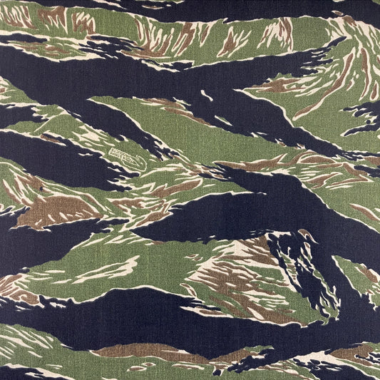 500 Denier Mil-Spec CORDURA® Nylon Fabric - Vietnam Tiger Stripe (Se vende por yarda)