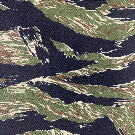 1000 Denier Mil-Spec CORDURA® Nylon Fabric - Vietnam Tiger Stripe (Se vende por yarda)