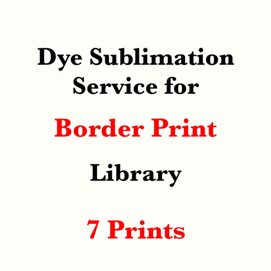 Dye sublimation service for Border Print Library(Sold by the Yard)