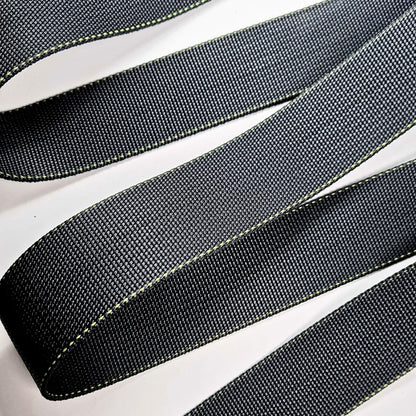 1-3/4" Mil-Spec Nylon Webbing Resin Coated - Black (Sold per Yard)