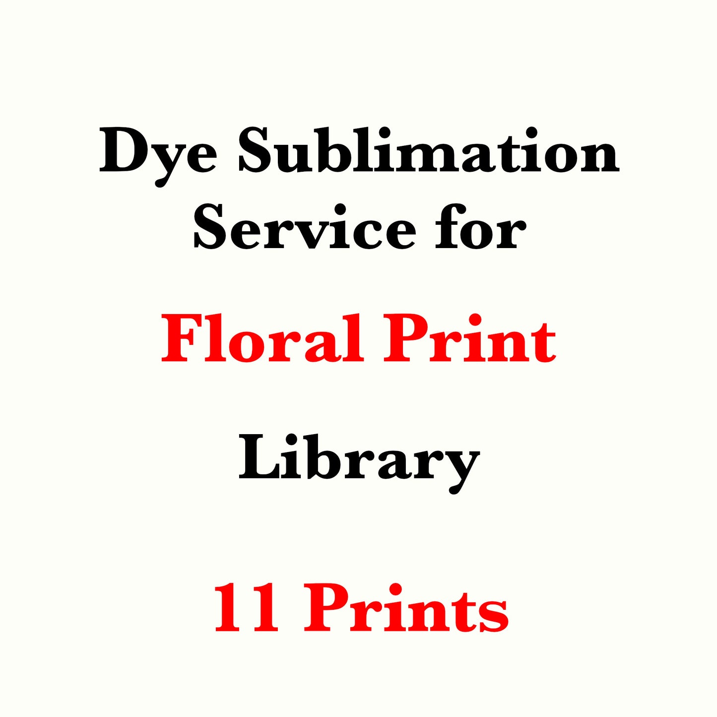 Servicio de sublimación de tinta para la biblioteca de estampados florales (vendido por yardas)