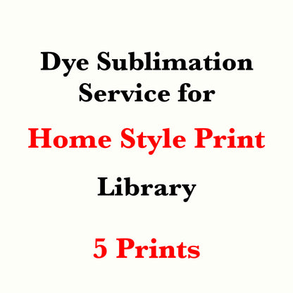 Servicio de sublimación de tinta para Home Style Print Library (vendido por yardas)