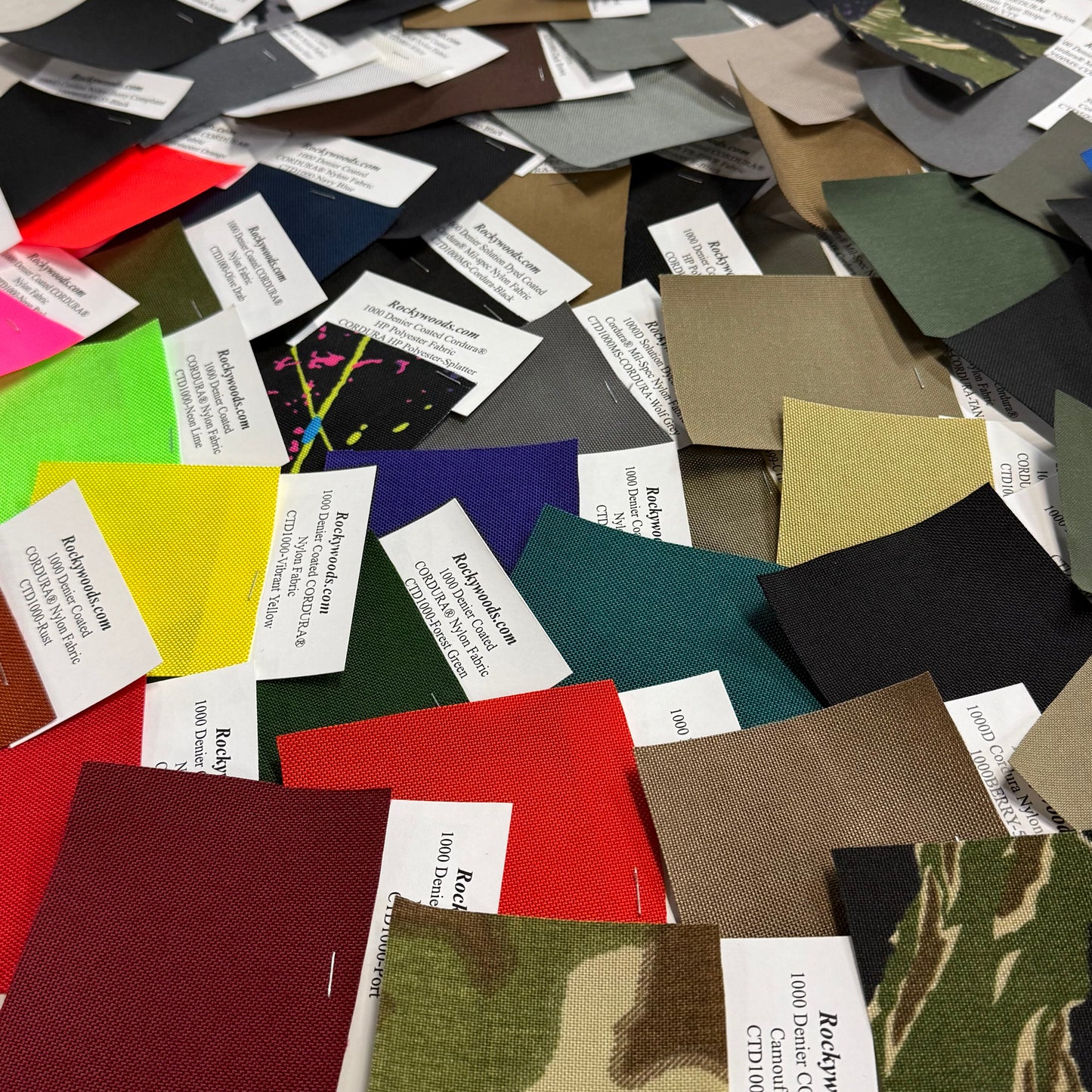 Cordura Nylon Colors Sample Set (Sold per Each)